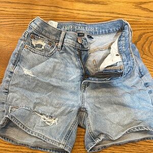 American Eagle Distressed Denim Shorts